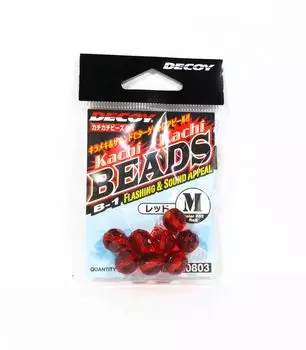 Приманка B-1 Качи Качи Бусины Красный Размер M (0803)