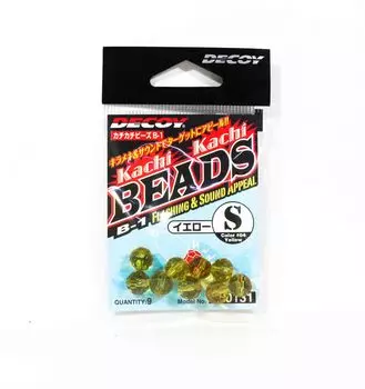 Приманка B-1 Качи Качи Бусины Желтый Размер S (0131)