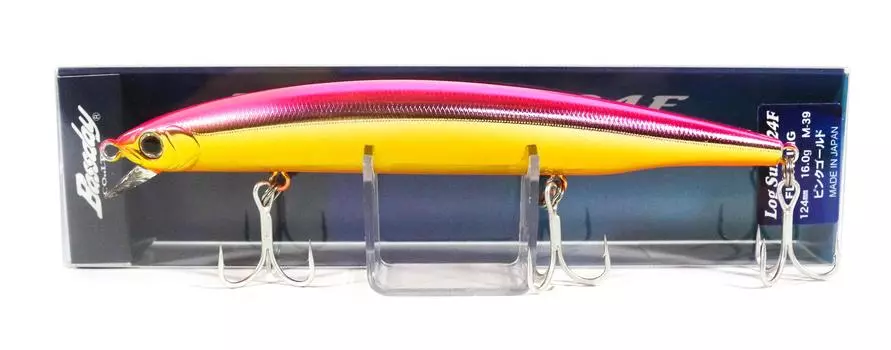 Приманка Bassday Log Surf 124F для дальнего заброса гольяна M-39 (1030)