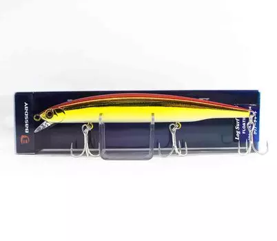 Приманка Bassday Log Surf 124F для дальнего заброса гольяна M-14 (+1023)