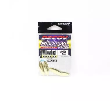 Приманка BL-5G Ивовое лезвие Золото Размер 2 х 5 штук (2566)