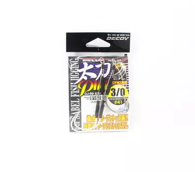 Приманка DJ-89 Tachi Pike Стальная проволока Двойные вспомогательные крючки Размер 3/0 (6233)