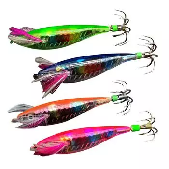 Приманка для ловли креветок в морской воде Приманка для ловли каракатиц Снасти для рыбалки на открытом воздухе из АБС-пластика зелёный