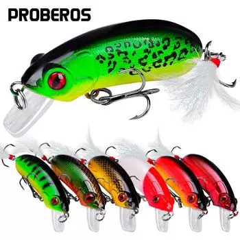 Приманка для приманки Minnow 6,2 см, плавающая приманка, 10 г, каменная приманка