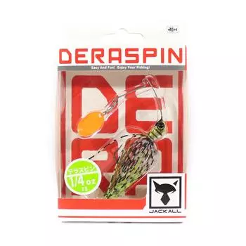 Приманка для спиннера Jackall Deraspin 1/4 унции Konin Gill Chart Dip (7206)