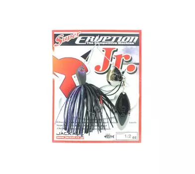 Приманка для спиннера Jackall Super Eruption JR 1/2 унции Ultimate Black (3915)