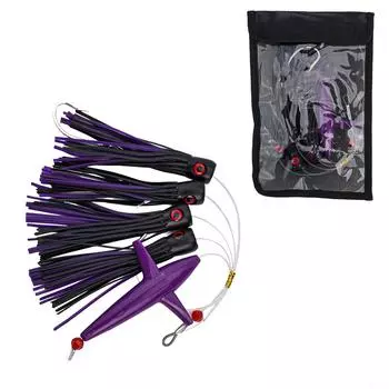 Приманка для троллинга со светящимся эффектом Металл+пластик C5