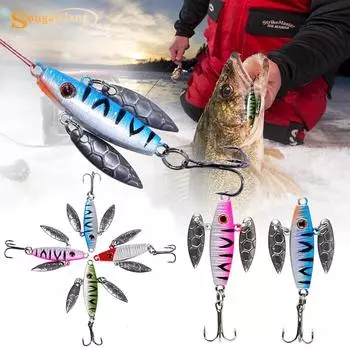 Приманка для зимней рыбалки, наживка для джиговой ловли, свинцовые крючки для джиговой ловли и блесна, наживка-спиннер, аксессуары для зимней рыбалки, наживка