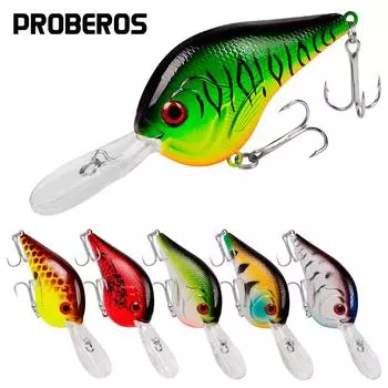 Приманка Fake Bait 9,5 см-10,11 г Rock Little Fatty, 5-цветная пластиковая бионическая приманка