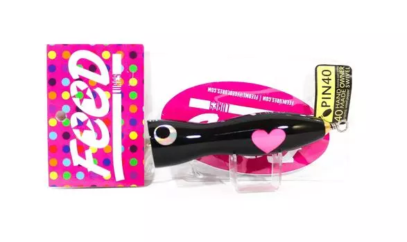 Приманка Feed Lures Pin 40 Ручная работа Деревянный Поппер Плавающая Приманка 40 грамм 100 (9100)