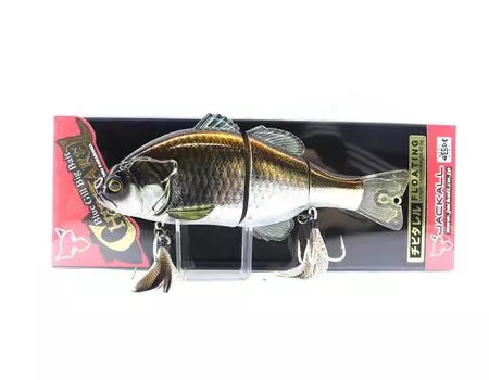 Приманка Jackall Chibitarel с плоскими шарнирами и без губ, серебряное зеркало Hera (7506)