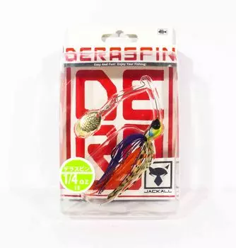 Приманка Jackall Spinner Bait Deraspin, 1/4 унции, Strong Gill (8603)