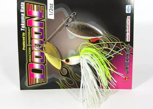 Приманка Jackall Spinner Bait Doon, 1/2 унции, задняя часть, белая (1095)