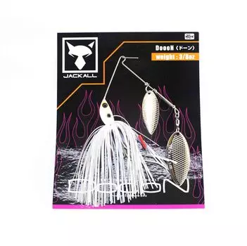 Приманка Jackall Spinner Bait Doon 3/8 унции, белая (0982)