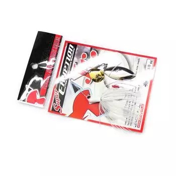 Приманка Jackall Spinner Bait Super Eruption JR, 3/8 унции, белая (6417)