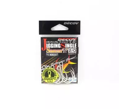 Приманка JS-1 Отсадка Одиночный сержант N Размер 2/0 (8207)