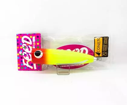 Приманка конусная 70 ручной работы из дерева поппер плавающая приманка 70 грамм 35 (5035)