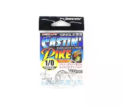 Приманка Одинарная 33 Castin Pike Крючок Размер 1/0 (3100)
