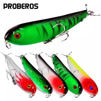 Приманка-приманка 11 см. Плавающая приманка для рыбы. Карандаш. Искусственная приманка. 13,93 г. Биомиметическая приманка. Откидная наживка. Все в наживке.