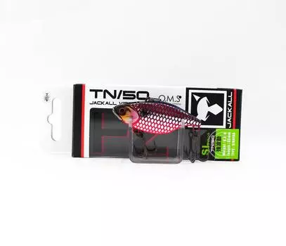 Приманка с бесшумной вибрацией Jackall TN 50 Uroko HL Spark Red (2177)
