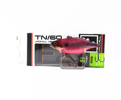 Приманка с бесшумной вибрацией Jackall TN 60 Uroko HL Spark Red (2269)