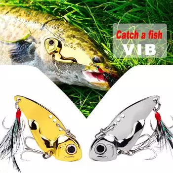 Приманка с металлическими блестками вибрирует, чтобы дразнить VIB Luya Fake Bait, Cocky Mouth Sea Bass Bionic Bait, Far Away 7g серый