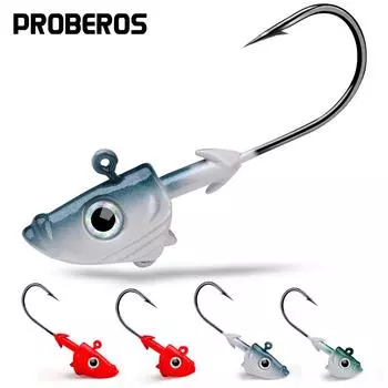 LURE Lead Head Hook Fish Head Hook Weight Soft Bait Hanging Bottom 21.5g 32.5g Glue Accessories 21.5g синий
