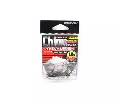 Decoy SV-30 Jig Head Chinu Head Heavy Duty Hook Размер 4, 1/16 унции (3362)