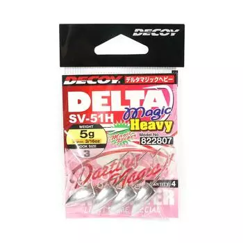 Приманка SV-51H Джиг-головка Delta Magic Heavy Размер 3, 3/16 унции (2807)