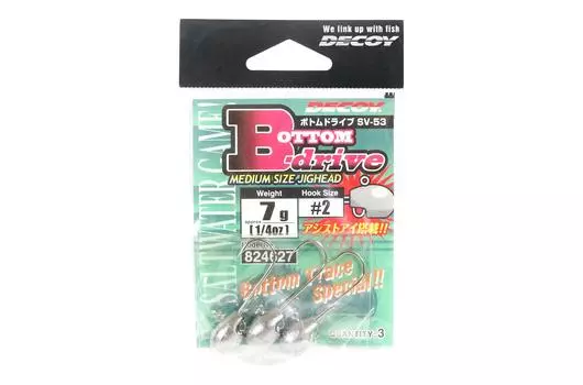 Приманка SV-53 Джиг-головка Нижний привод Размер 2, 7 грамм (4627)