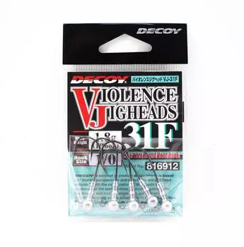 Приманка VJ-31F Джиг-головка Violence Ball Hook Размер 1/0 , 1/16 унции (6912)