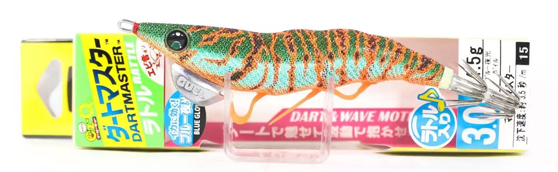 Приманка Yo Zuri Egi EZ-Q Dartmaster Rattle Squid Jig, размер 3,0 A1741-BLM (3420)