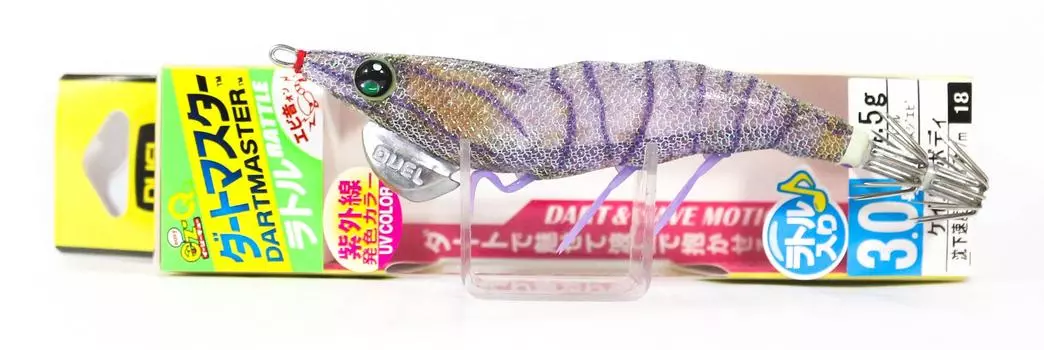 Приманка Yo Zuri Egi EZ-Q Dartmaster Rattle Squid Jig, размер 3,0 A1741-RISE 3468