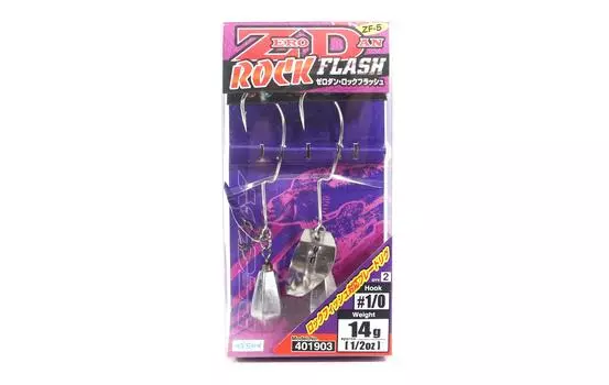 Приманка ZF-5 Zero Dan Rock Flash Червячный крючок Размер 1/0, 14 грамм (1903)