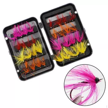 Приманки для ловли нахлыстом Сухие искусственные приманки, приманки для ловли лосося-форели style B