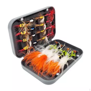 Приманки для ловли нахлыстом Сухие пресноводные влажные приманки для окуня-панфиша 28