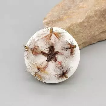 Приманки для мух, 5 шт., рыболовные снасти, крючок из высокоуглеродистой стали