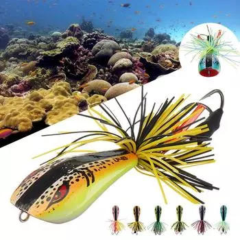 Приманки для рыбалки на лягушку, 9 см, 10 г, искусственная имитация змеиной головы, приманка, бионическая приманка, рыболовные снасти оранжевый