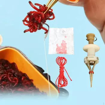 Приманки с клипсами, рыболовные приманки, инструменты, портативный мотыль, дождевой червь Style A PP