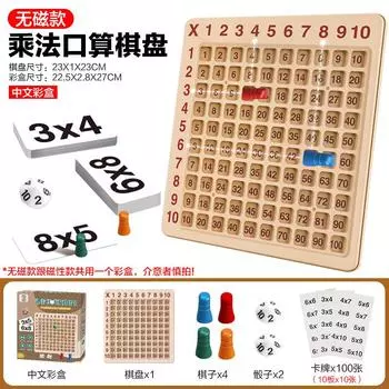 Primary School Math Children S Educational 99 Multiplication Operation Table, Early Education 99 Multiplication Formula Table Board Game Toys