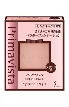 Primavista Beautiful Skin Texture Powder Foundation Pink Ocher 03 SPF25 9 г PA++