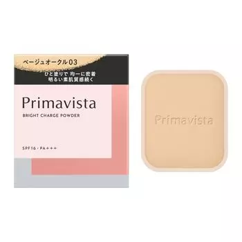 Primavista Bright Charge Powder бежевый охра 03