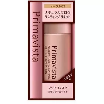 Primavista Natural Glow Lasting Liquid Ochre 03 [Жидкая тональная основа]