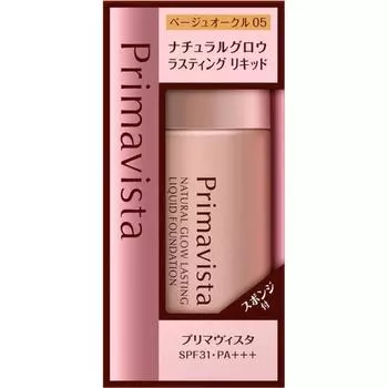 Primavista Sofina Primavista Natural Glow Lasting Liquid 05 Бежевая охра 30 мл