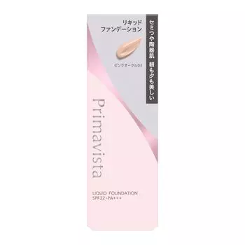 Primavista Stay Glow Liquid Foundation Pink Ochre 03 — сияющая основа под макияж