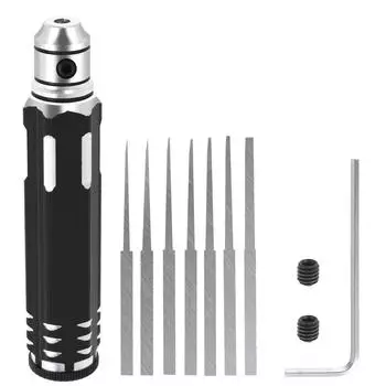 Prime Model Scriber с 7 лезвиями из вольфрамовой стали, инструмент для резки линий, стамеска, портативная резная смоляная стамеска с линией красный