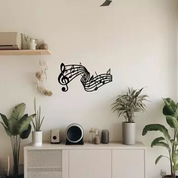 Примечание Металлическое настенное искусство Стильная цитата Настенная вывеска Элегантное металлическое настенное украшение Уникальная идея для подарка Идеальные настенные украшения для любого пространства чёрный