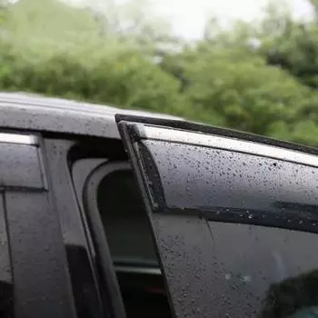 Применимо07-17Jeep Wrangler оконные дефлекторы двери автомобиля дождевик дефлектор бокового окна кузов автомобиля дождевик украшение No Highlight Strip-Sti