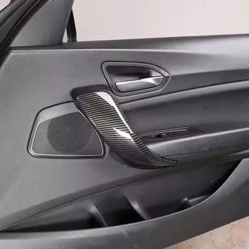Применимо12-17BMW1 2SeriesF20 F21 F22F23Внутренняя ручка двери Узор из углеродного волокна Внутренний подлокотник Carbon fiber pattern-2Doo