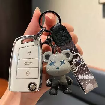 Применимо17 18Volkswagen PassatPassatCar Чехол для ключей с пряжкой VolkswagenIStyle-Folding3